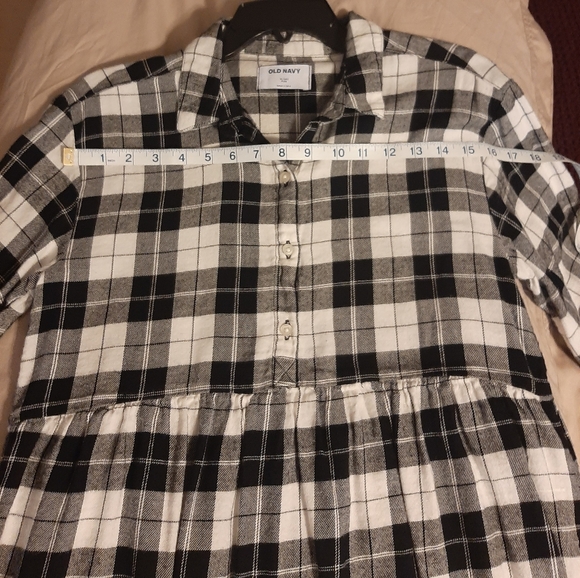 Flannel Dress Old Navy XL 14 plus - Picture 8 of 10